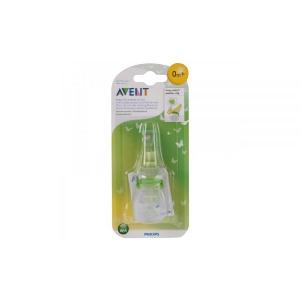 AVENT SOOTHER CLIP JESHILE SCF 185/00