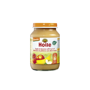 HOLLE APPLE & BANANA WITH APRICOT 190G