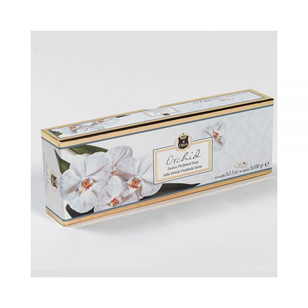 OLIVOS LUX SERIES ORCHID SOAP 3PZ *100GR