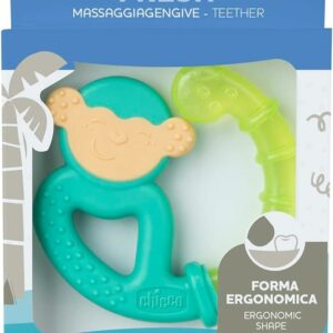 Alternative view of CHICCO FRESH TEETHER MONKEY GREEN/ORANGE *4M+