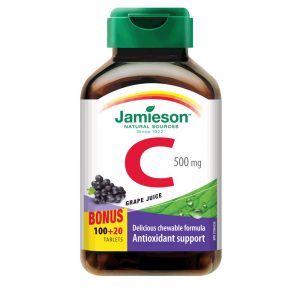 Vitamine C Grape Flavour 500Mg Jamieson *120 Cps