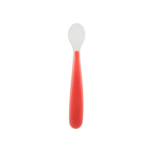 Alternative view of CHICCO CUCCHIAIO MORBIDO SILICONE 6M+ RED