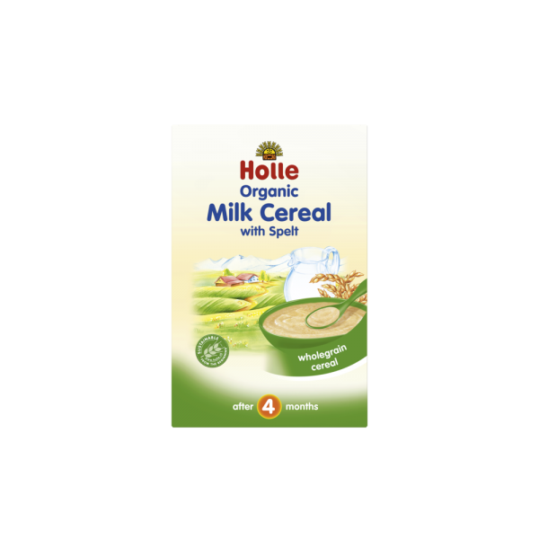 HOLLE ORGANIC MILK CEREAL WITH SPELT 4M+ *250G