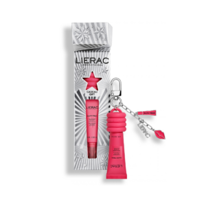 LIERAC XMAS SET GLOW FRESH LIP GLOSS+ KEY CHAIN- set promocional