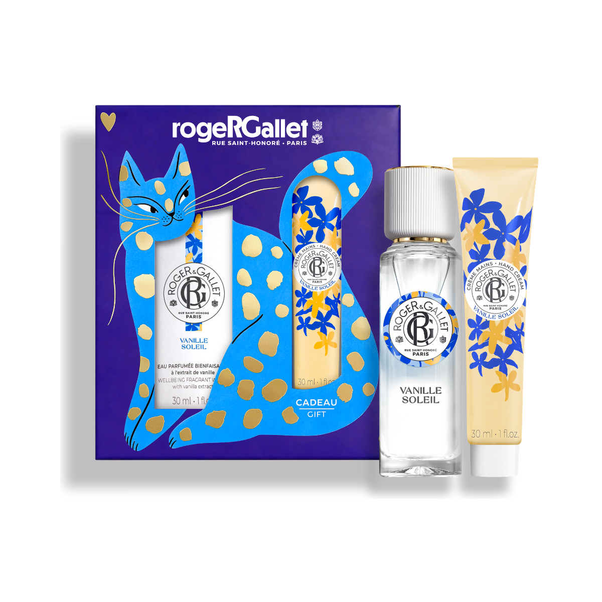 ROGER&GALLET SET XMAS VANILLE SOLEIL FRAGRANT WATER 30ML+HAND CREAM - set promocional