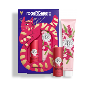 ROGER&GALLET SET XMAS GINGEMBRE ROUGE LIPS&HANDS - set promocional